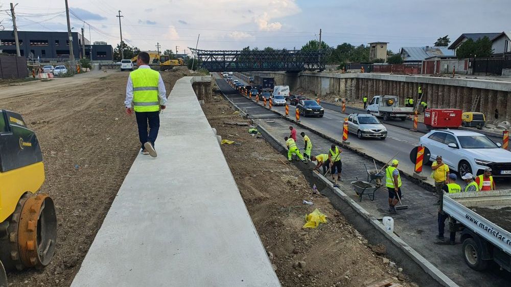 În ce stadiu sunt lucrările de lărgire la patru benzi a DN1A, între Centura București și intersecția cu Șoseaua Chitila - Parc Mogoșoaia