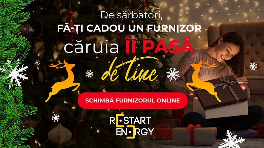 (P) Schimbă furnizorul de energie și gaze naturale cu Restart Energy, în 2021