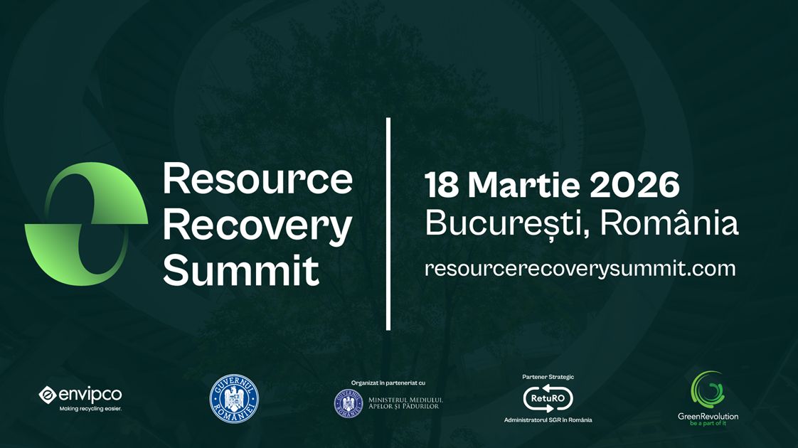 RESOURCE RECOVERY SUMMIT 2026: România, punct de întâlnire pentru decidenți europeni în economia circulară