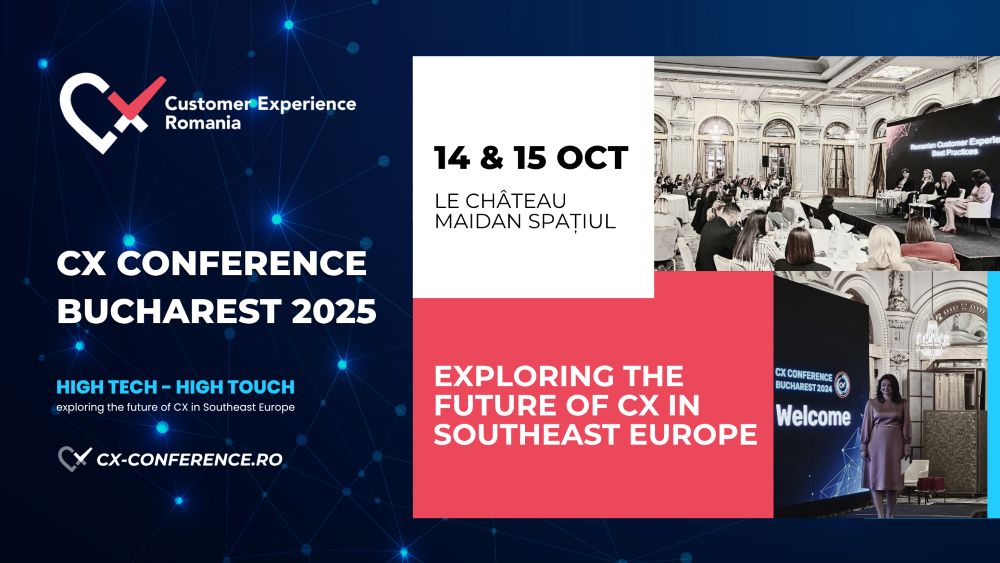 Companiile românești folosesc AI de patru ori mai puțin decât media europeană. Ce arată studiile lansate la CX Conference Bucharest 2025