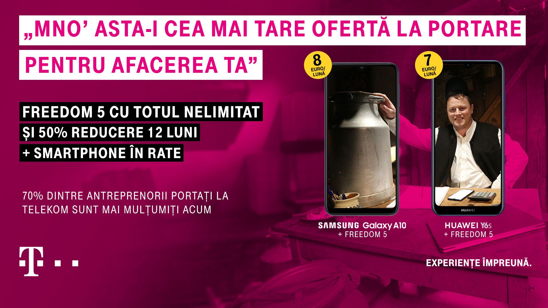 (P) Telekom Romania a lansat o ofertă imbatabilă pentru antreprenori