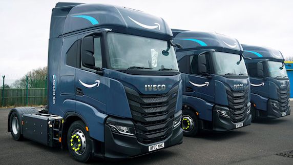 Amazon a recepționat primul lot de 216 unități Iveco S-WAY CNG pentru Europa