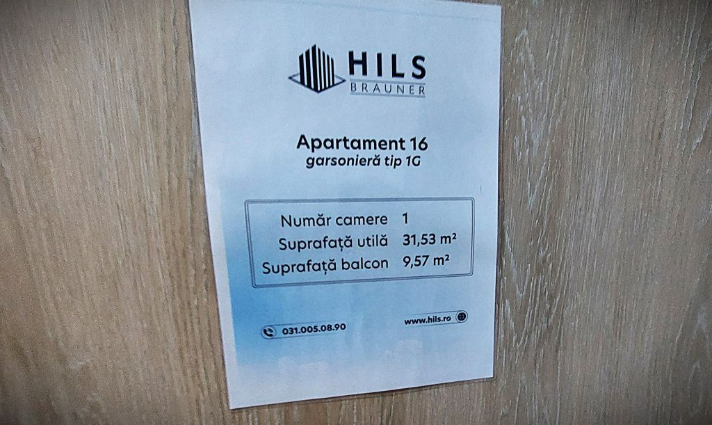 Garsonieră tip 1G - Hils Brauner
