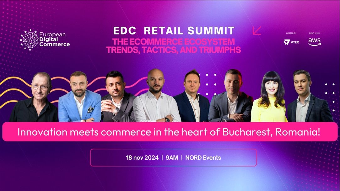 EDC Retail Summit se apropie: Evenimentul momentului, imediat după Black Friday. Lideri din lumea comerțului te așteaptă alături de ei