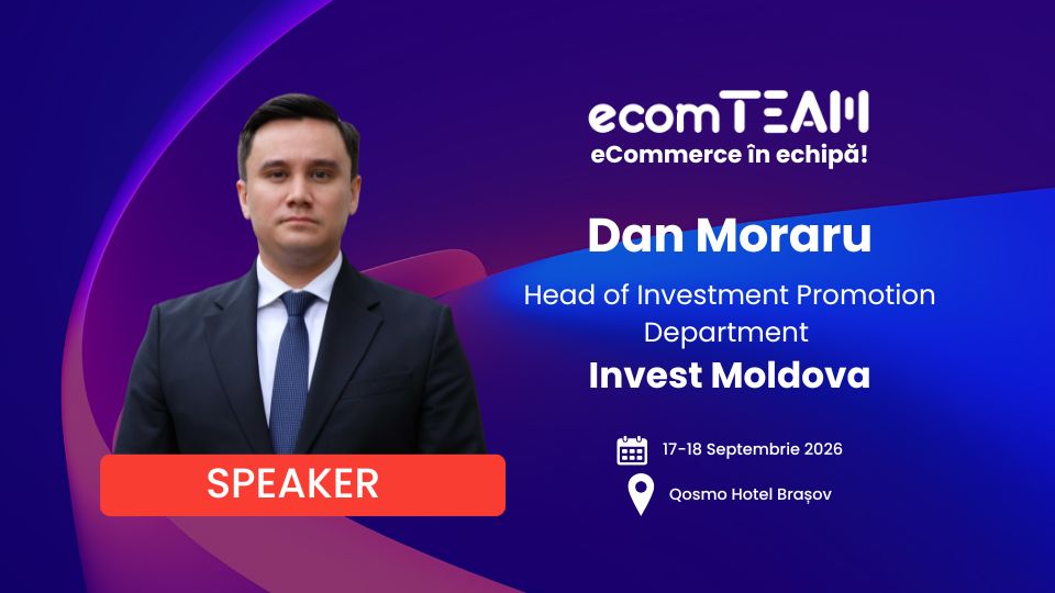 Republica Moldova, reprezentată pe scena ecomTEAM 2026 de către Invest Moldova: oportunitățile pe care le au companiile românești