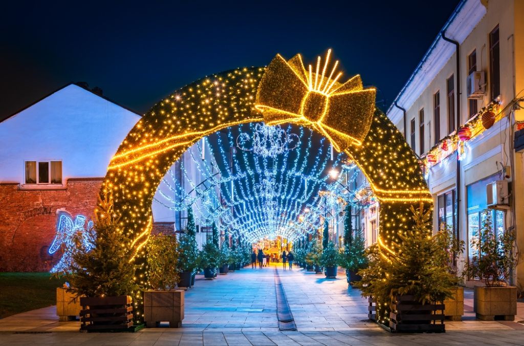 Târgul de Crăciun de la Craiova - Tunnel of Lights, cel mai lung tunel cu luminițe
