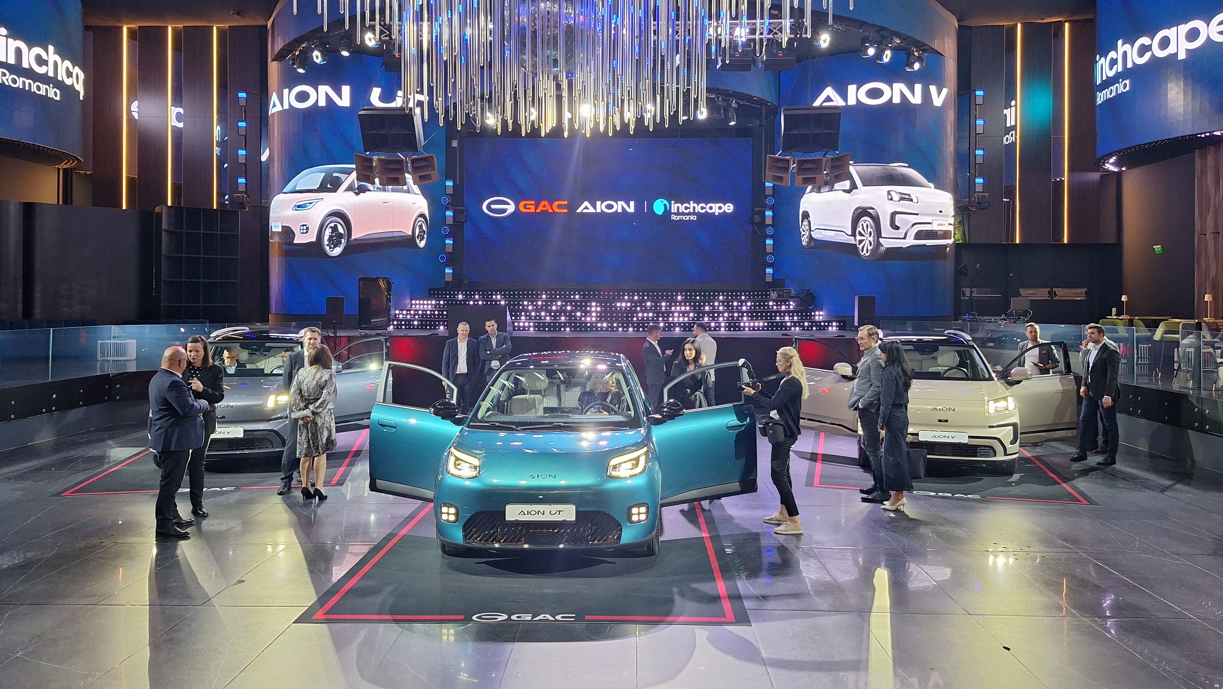 FOTO | GAC Aion intră pe piața din România cu două modele electrice. Care vor fi prețurile noilor mașini chinezești