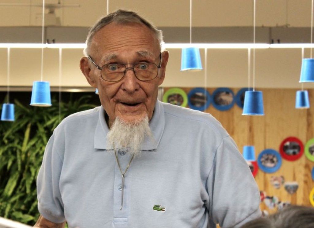 Fotografie cu Ingvar Kamprad in 2015.