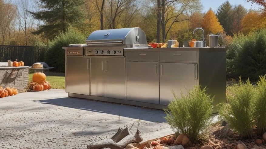 Bucătării de exterior toamna: soluții pentru a face față scăderii temperaturilor