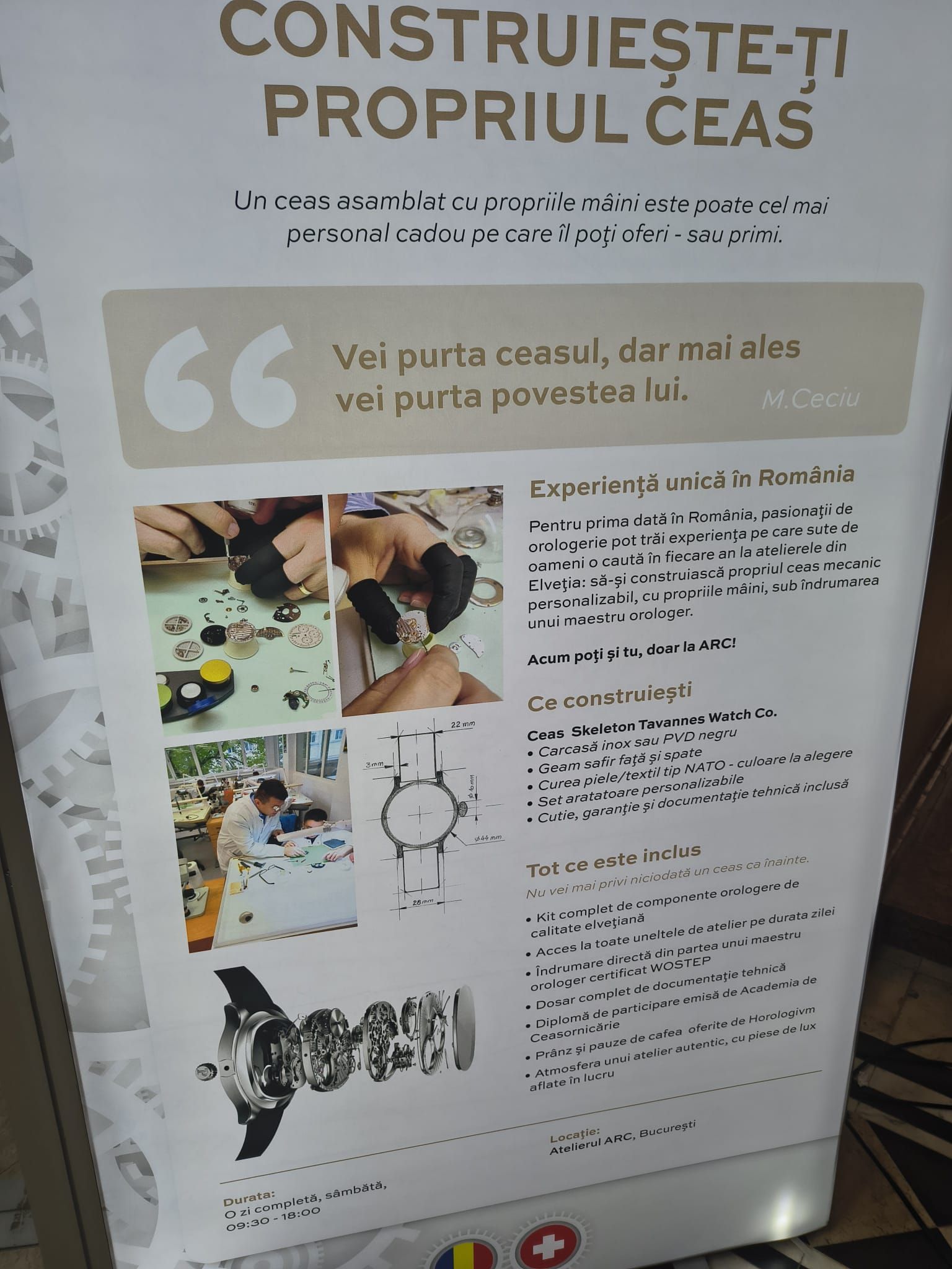 FOTO. Un CEAS, o POVESTE. Orologerie elvețiană la BNR. „Valori care rezistă timpului” marchează 115 ani de relații România-Elveția<br> - Poza 40