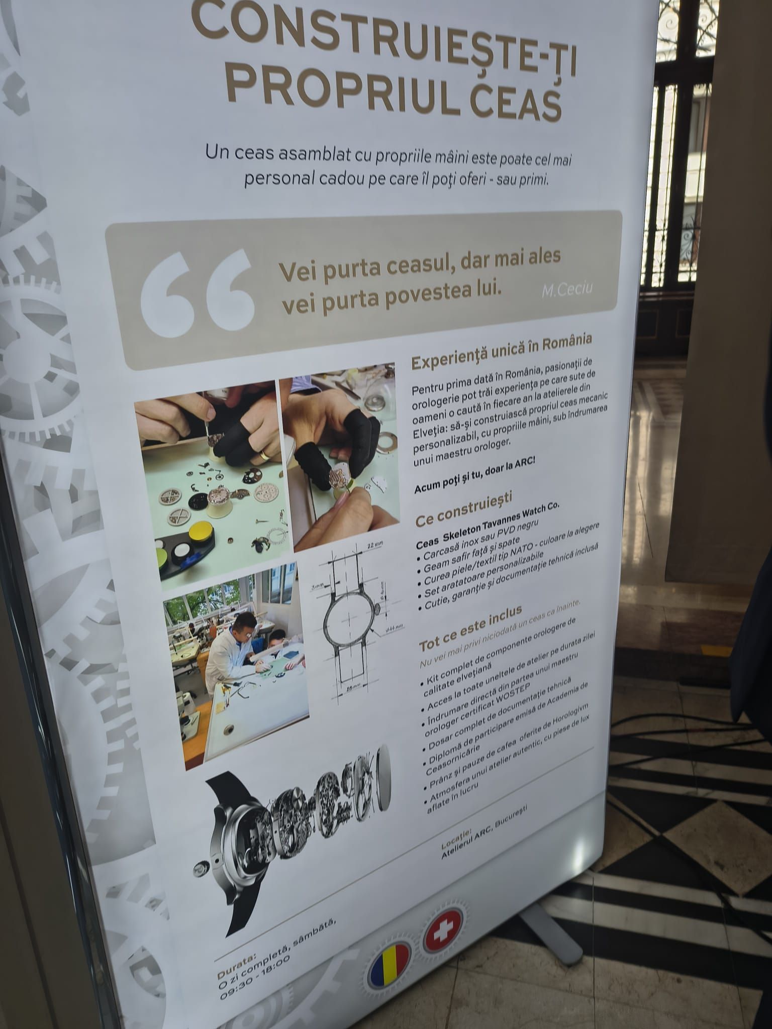 FOTO. Un CEAS, o POVESTE. Orologerie elvețiană la BNR. „Valori care rezistă timpului” marchează 115 ani de relații România-Elveția<br> - Poza 39