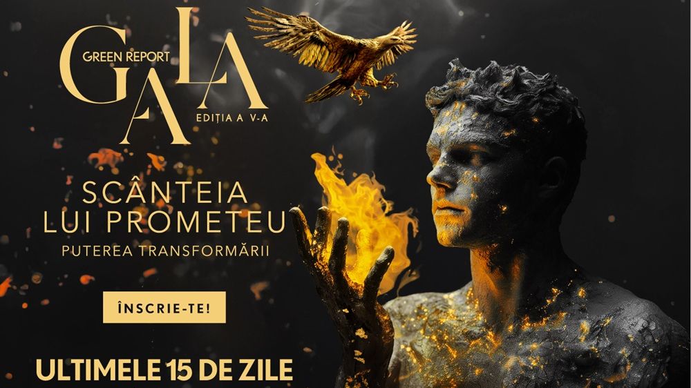Înscrierile pentru Gala Green Report 2025 se prelungesc până pe 31 octombrie
