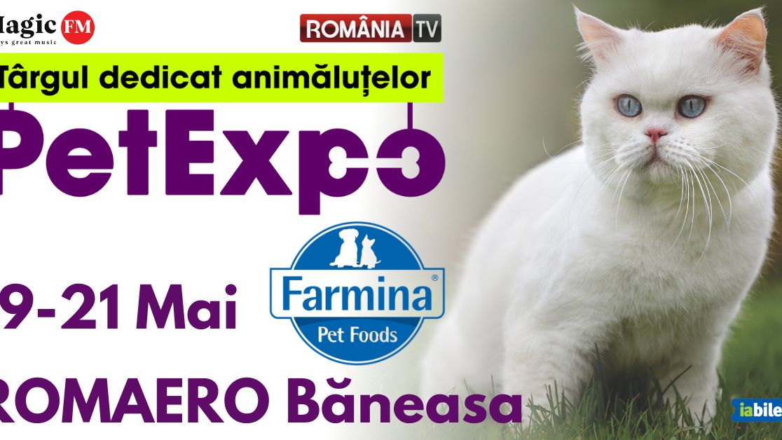 3 zile delicioase pentru prietenii necuvântători, între 19 și 21 Mai, la Romaero Băneasa
