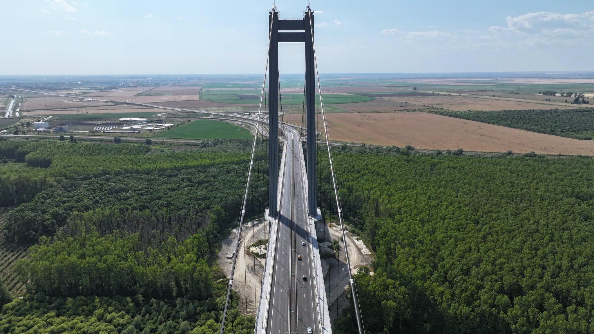 Podul Suspendat de la Brăila, în lucrări: ce trebuie să știe șoferii