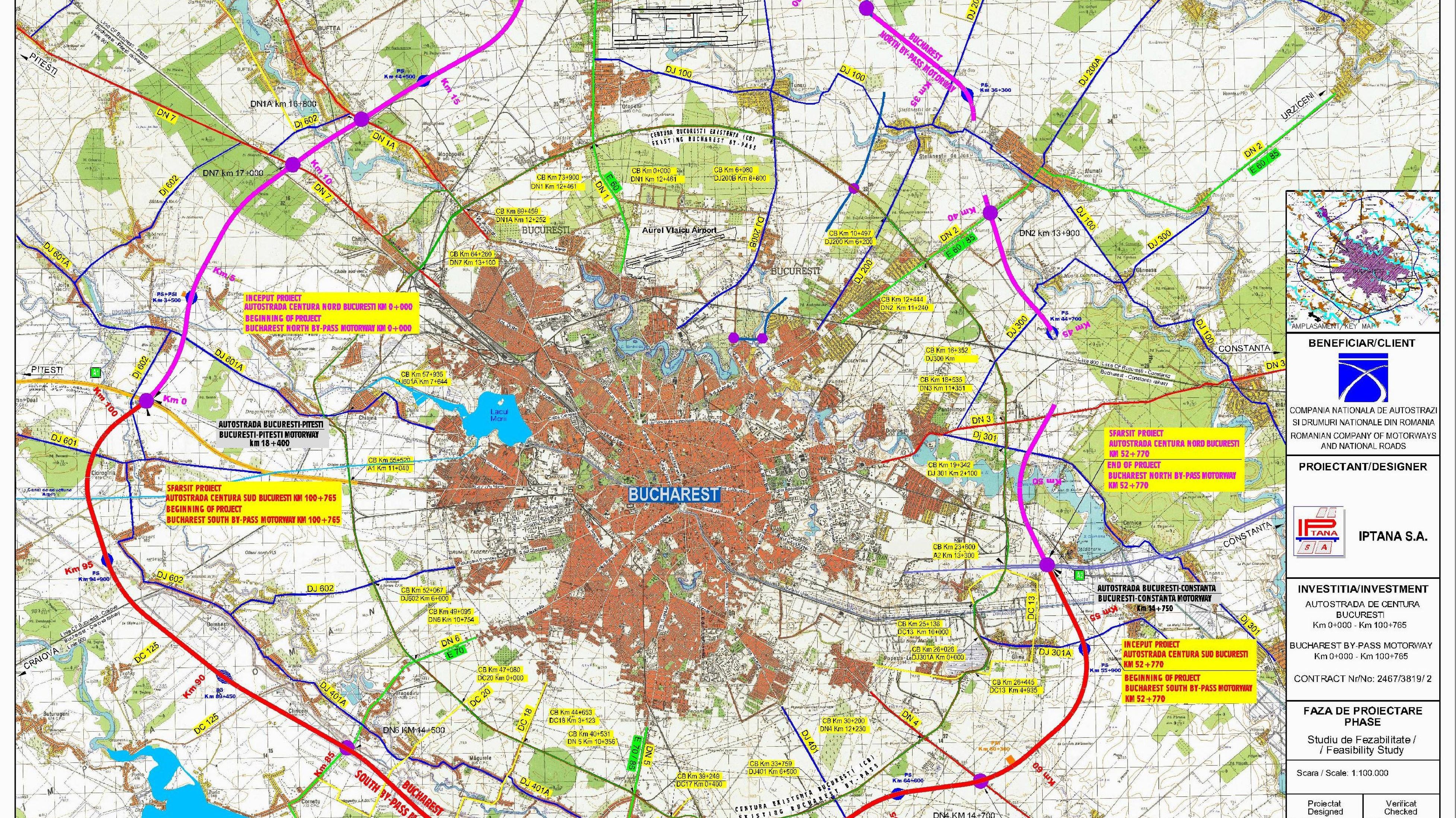 CNAIR a anuntat ca grecii de la Aktor vor construi lotul 3 din Autostrada de Centura Bucuresti