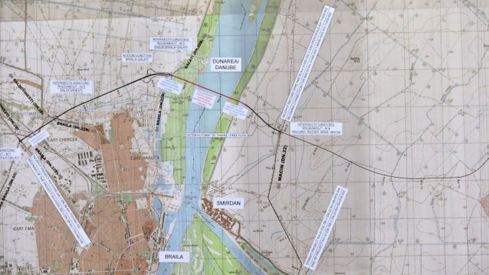 Romania nu a cerut inca bani de la UE pentru cel mai mare proiect de infrastructura de dupa 1989, podul peste Dunare de la Braila