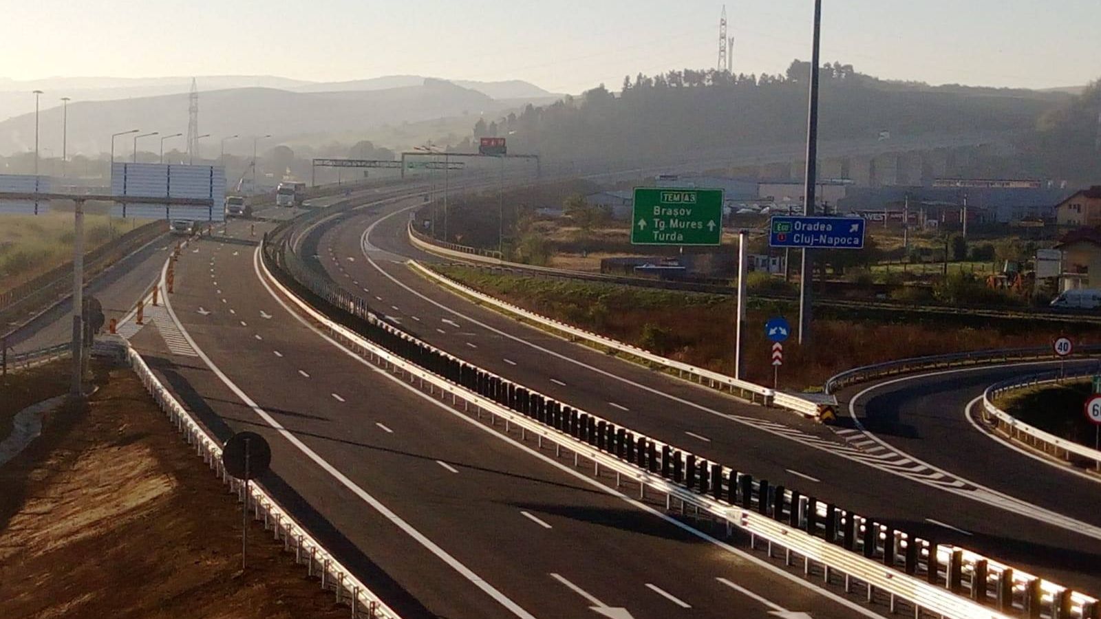 CNAIR a deschis circulatia pe inca 9,6 kilometri de autostrada [VIDEO]