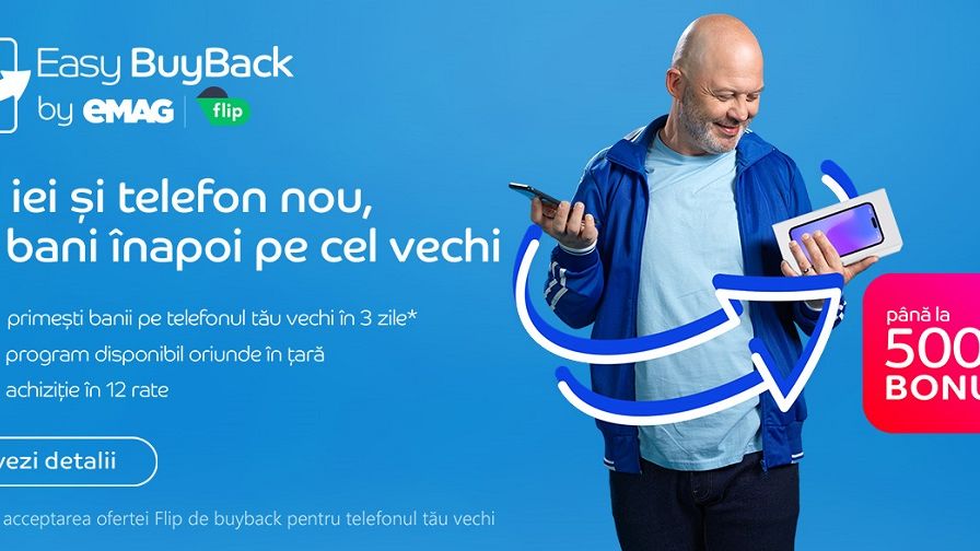 eMAG și Flip lansează un program prin care îți vinzi mai ușor vechiul telefon: cum funcționează noul program