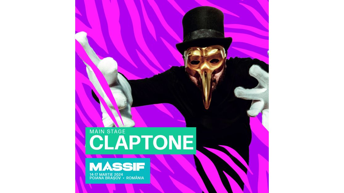 CLAPTONE, UNUL DINTRE HEADLINERII FESTIVALULUI MASSIF, LANSEAZĂ PIESA „COME WITH ME”
