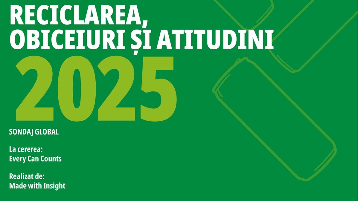 Studiul global Every Can Counts 2025: România accelerează tranziția către economie circulară cu una dintre cele mai rapide adopții SGR din lume