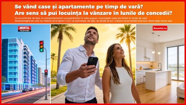 Se vând case și apartamente pe timp de vară? Are sens să pui locuința la vânzare în lunile de concedii?