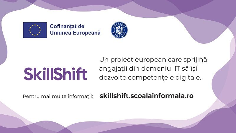 SkillShift – Cursuri gratuite pentru reconversia digitală a angajaților. Se deschid, oficial, înscrierile!