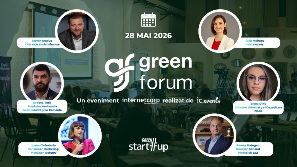 Green Forum 2026: cine sunt speakerii cu care te vei întâlni pe 28 mai