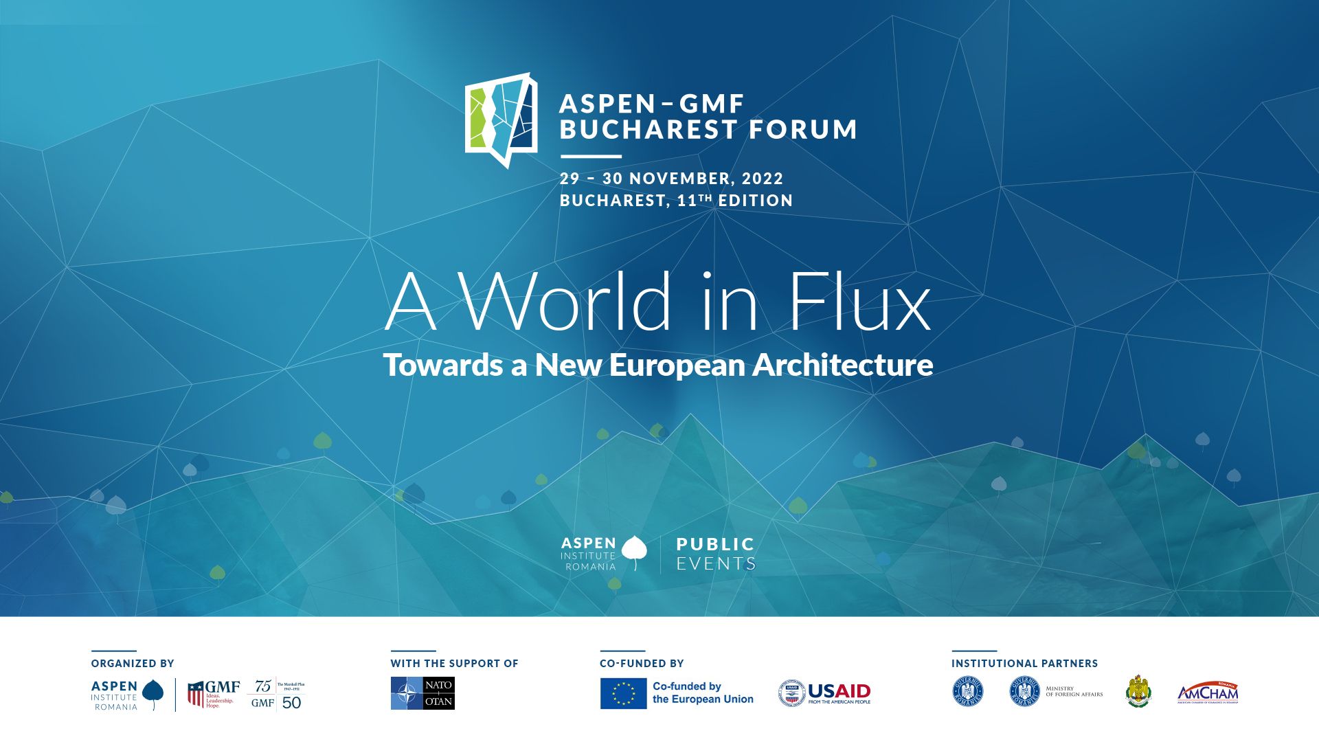 Noua arhitectură politică și economică europeană dezbătută în cadrul Aspen-GMF Bucharest Forum 2022