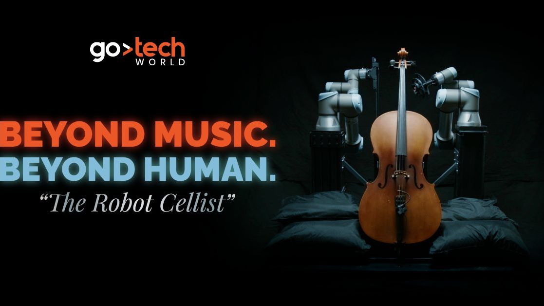 „Robotul violoncelist” urcă pe scena GoTech World 2025, într-o demonstrație unică a fuziunii dintre artă și tehnologie