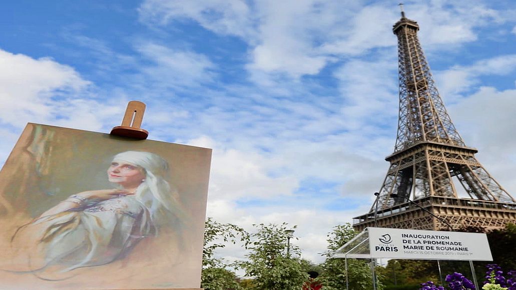 La Paris a fost inaugurata Promenada Regina Maria a Romaniei