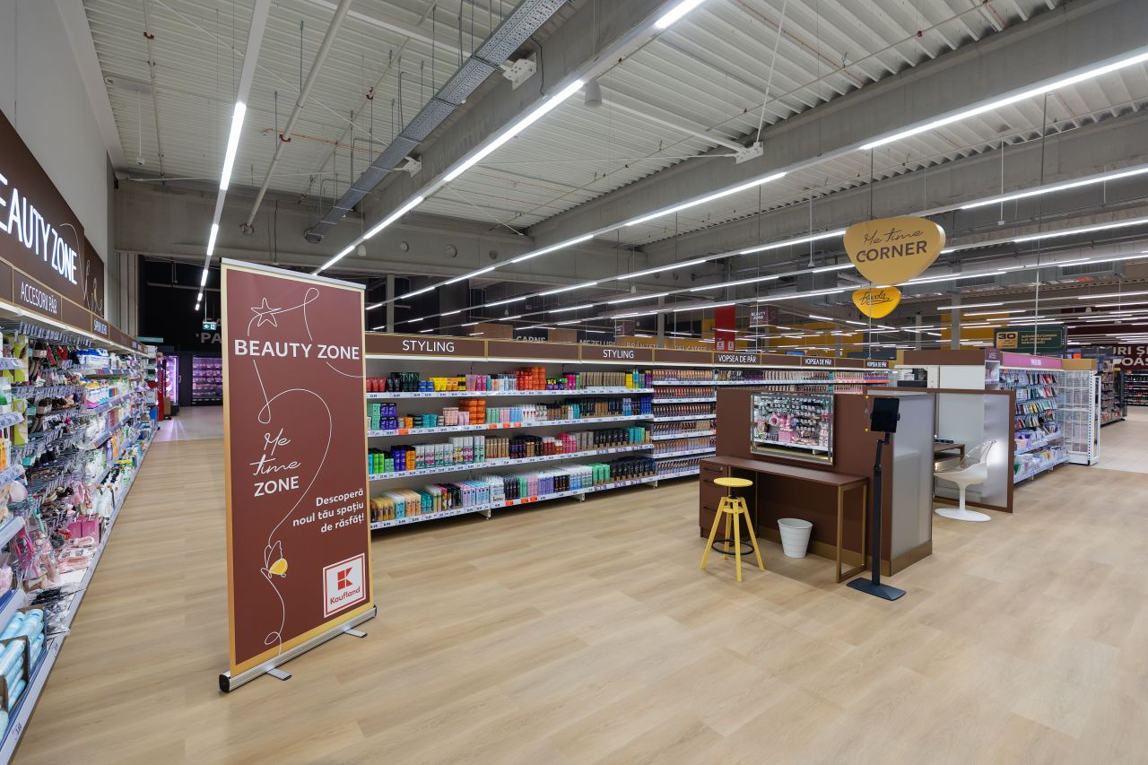 Kaufland extinde Beauty Zone la doar trei săptămâni de la lansare. Unde a deschis al doilea spațiu și ce urmează
