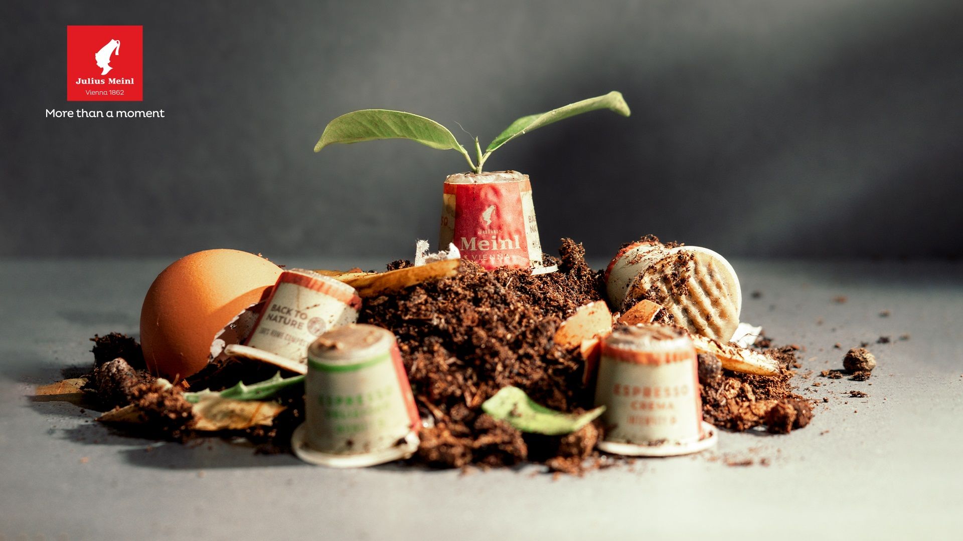 Aroma vieneză a cafelei Julius Meinl poate fi savurată acum în capsule 100% compostabile domestic, compatibile Nespresso