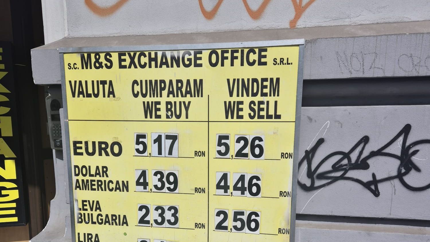 Prima apreciere simbolică a leului: euro rămâne la cote istorice, leul recuperează ușor teren