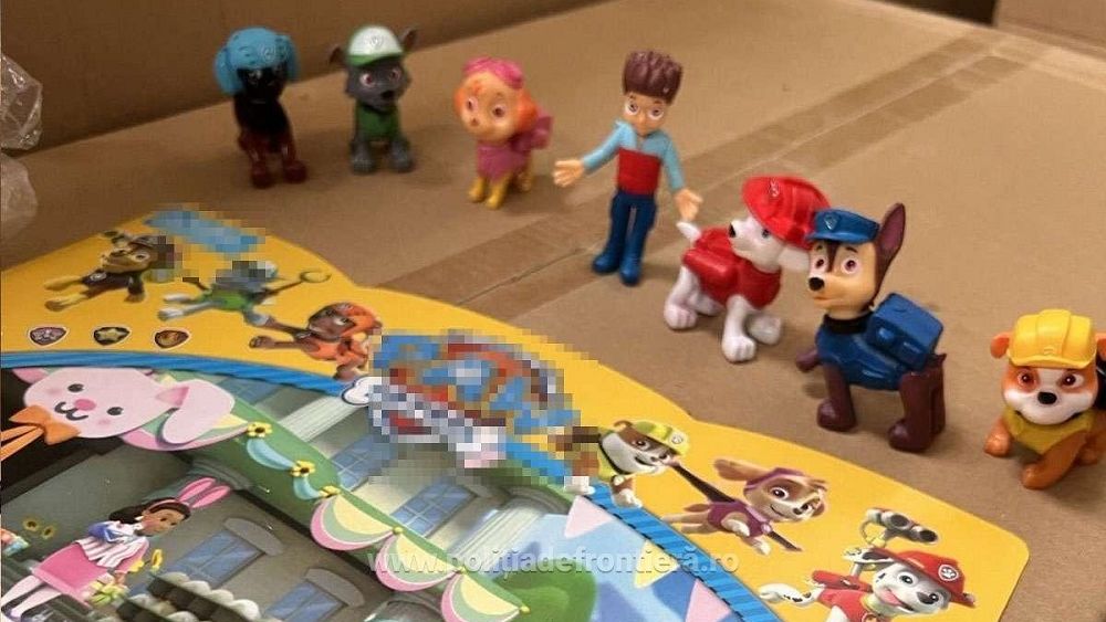 GALERIE FOTO: Jucării contrafăcute, descoperite de Poliția de Frontieră în Constanța. Valorează peste 2 mil. lei