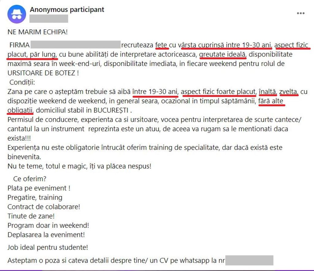 GALERIE FOTO: "žCăutăm hostess cu aspect fizic plăcut". Ce e greșit în acest anunț de angaj - Imagine 10