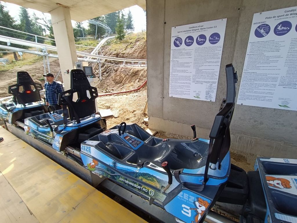 Pista de bob Lacu Roșu (Harghita), Bobul în locul de pornire