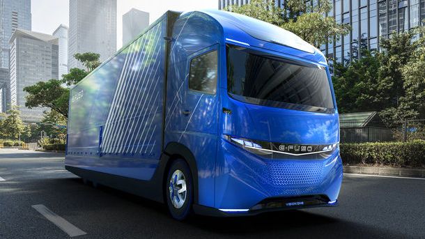 Mitsubishi E-Fuso Vision One: concept Daimler pentru un camion electric cu autonomie de 350 de kilometri