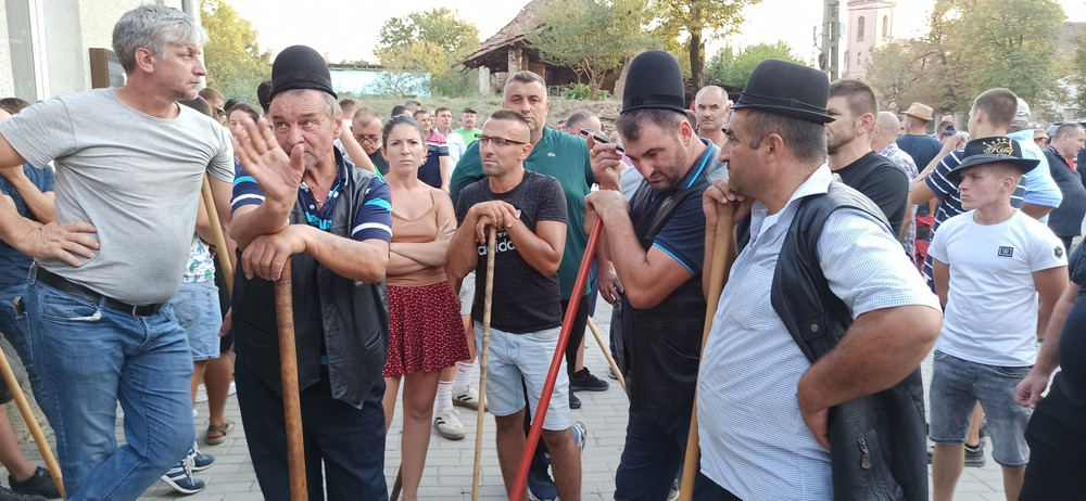 Jandarmii au amendat ciobanii cu 10.400 de lei după protestul din București