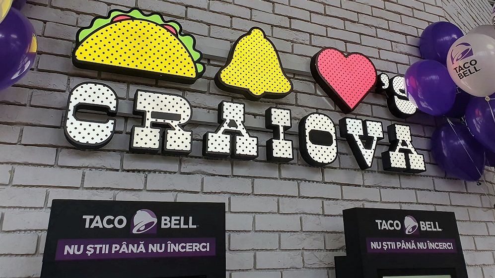 Taco Bell în Craiova. Cum arată restaurantul de jumătate de milion de euro