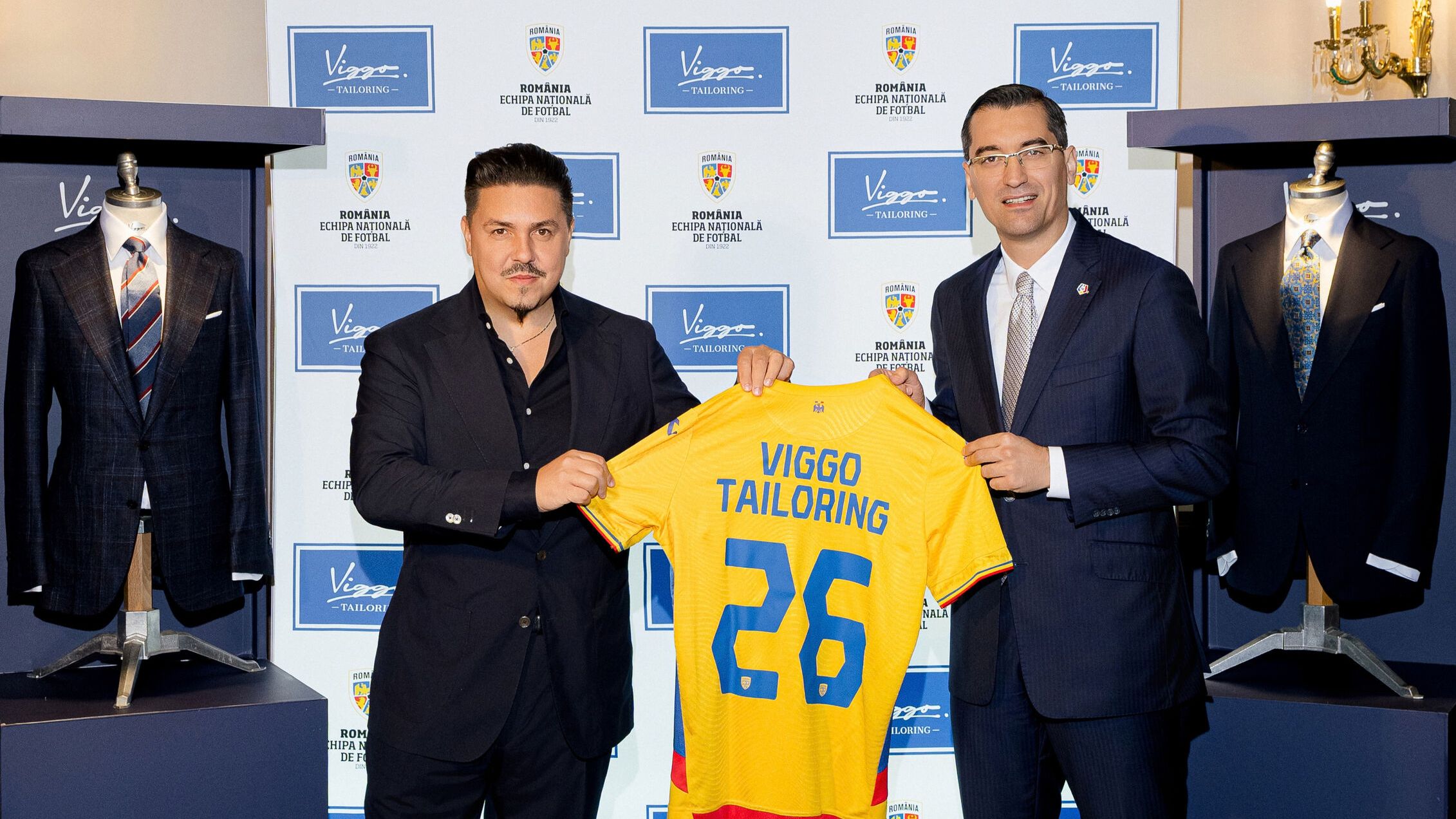 Viggo Tailoring face echipă cu FRF, devenind Partener Oficial de Tailoring al Echipei Naționale de Fotbal