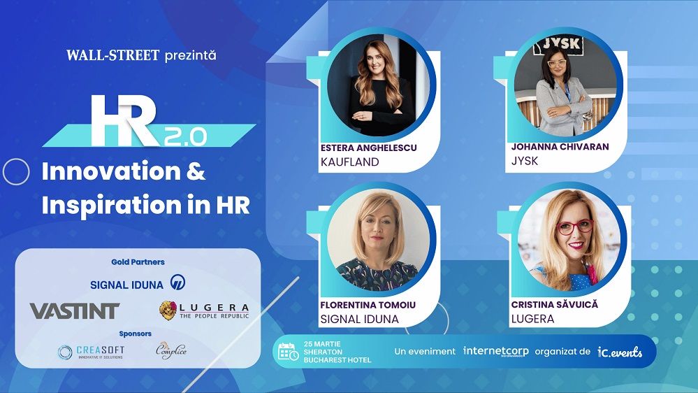 Primii speakeri anunțați la HR 2.0 - Innovation & Inspiration in HR