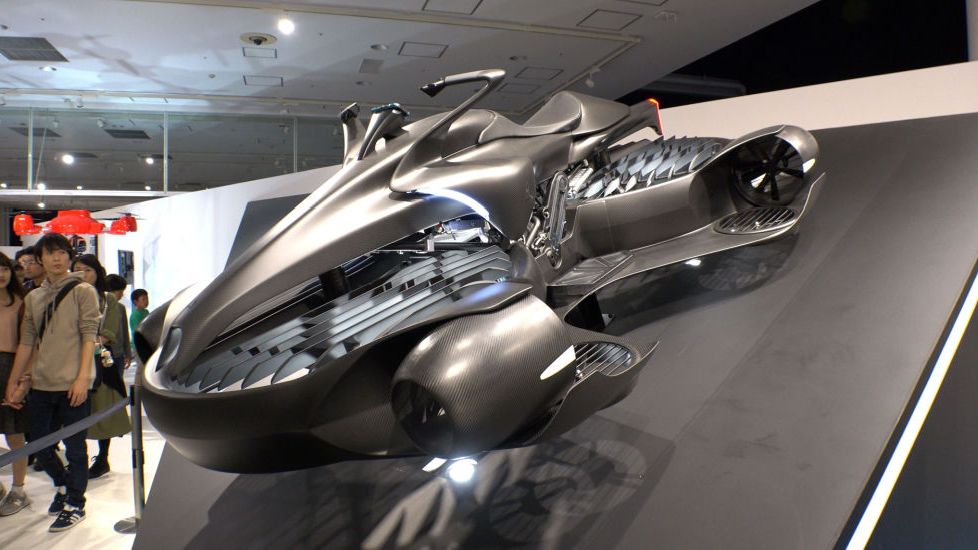 "Motocicleta" zburătoare inspirată de Darth Vader a debutat la Salonul Auto din Detroit