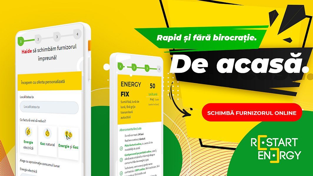 (P) Facturi mai mici la energie și gaz cu Restart Energy