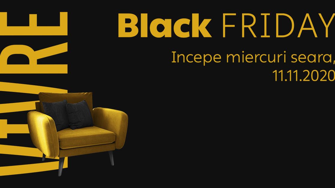 (P) Black Friday începe mâine seară pe Vivre.ro, cu zeci de mii de produse la reducere