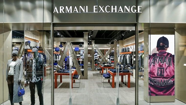 Armani Exchange a deschis primul magazin din Romania, in Baneasa Shopping City