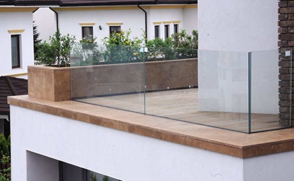 (P) Terase si balcoane elegante amenajate cu travertin. Testeaza pe www.hailacasa.ro! Citeste mai m - Imagine 1