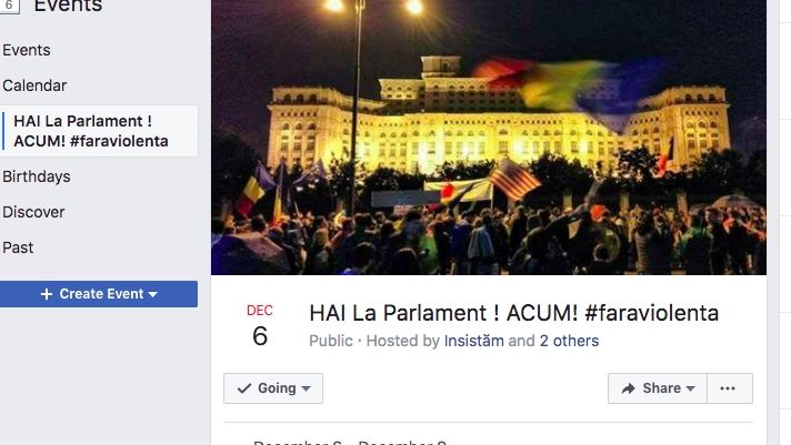 PROTESTE anuntate in seara aceasta la Parlament
