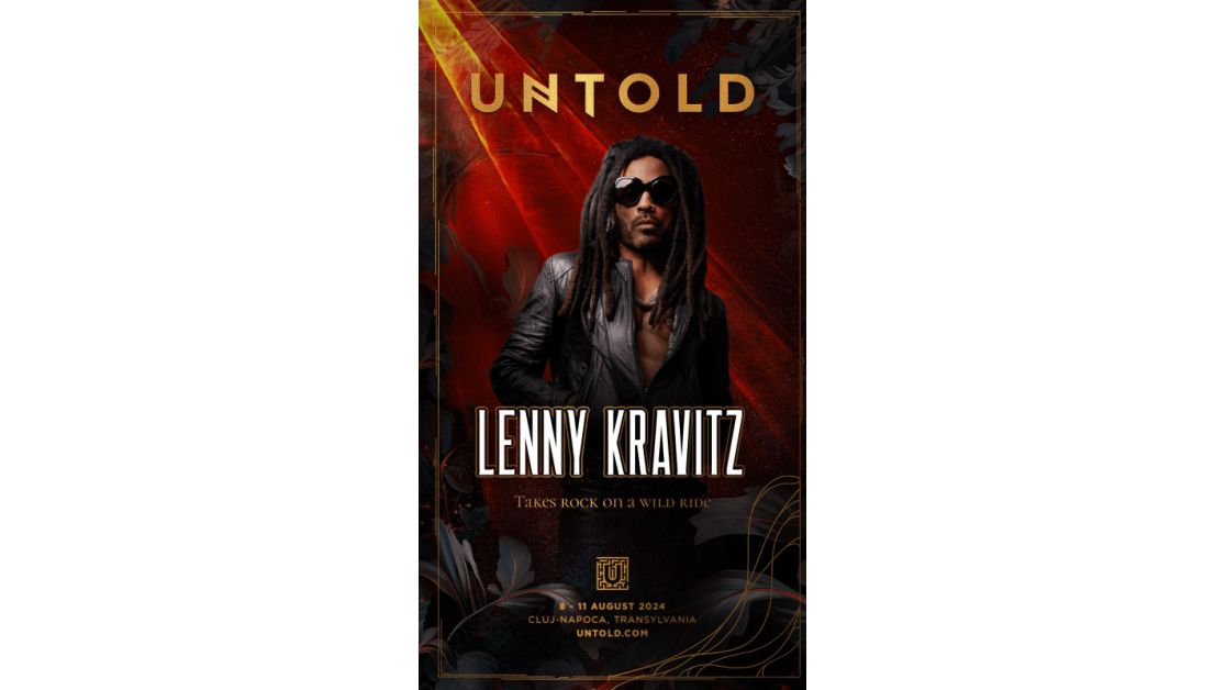 Legenda globală a muzicii Pop-Rock Lenny Kravitz vine pe scena UNTOLD 2024 cu un show unic