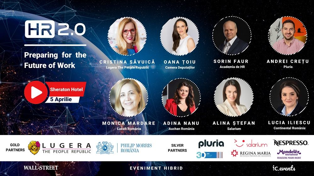Față în față cu specialiștii din piața muncii, la cea de-a 11-a ediție a Conferinței HR 2.0. - Preparing for the Future of Work
