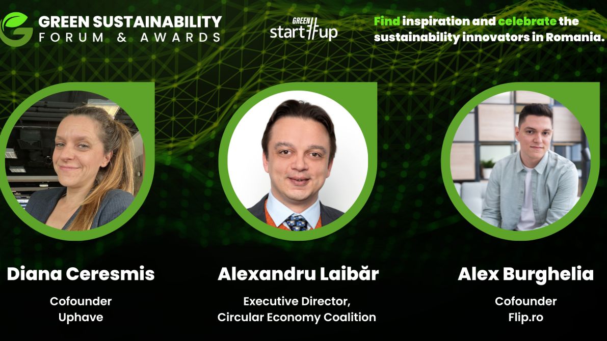 Green Start-Up Sustainability Forum & Awards 2023: viitorul economiei trebuie să fie circular